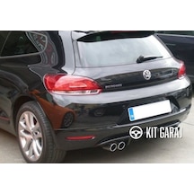 Kit Garaj Scirocco Makyajsız Çift Çıkış Difüzör Plastik Boyalı