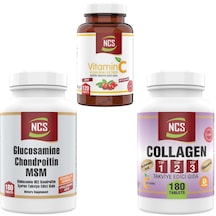 Collagen Tip-1-2-3-180 Tab Glucosamine 180 Tab Vitamin C  120 Tab