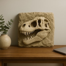 T-rex Kafatası Fosil Dekoru - Fibrika Store
