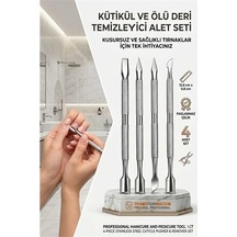 Mey İthalat Profesyonel Çelik Kronk Seti Tırnak Temizleyici Et İtici Ve Temizleyici 723170