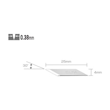 Olfa Kb-5/30 Kretuar Bıçağı Yedeği 30'Lu Tüp