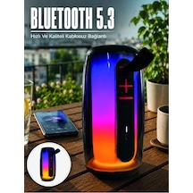 Zenvia Kablosuz Bluetooth Hoparlör Rgb Ambiyans Işıklı Usb Ve Tf Kart Destekli Znv2026