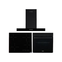 Alveus Vitro 829 LARA-VİTRO-MFA829 Siyah 3' lü Ankastre Set