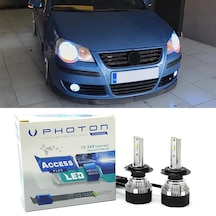Vw Polo Mk4 Led Xenon Kısa Far Ampulü H7 Access Yeni Seri Beyaz 2000-2010