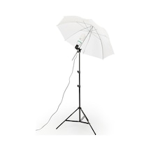 Softbox Şemsiye 84 CM 2 M Ayaklı Stüdyo ve Video Çekim Seti