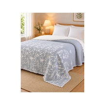 Bloomy Müslin Yatak Örtüsü Pike Çift Kişilik Yumuşak Dokulu Nefes Alan 4 Mevsim Örtü 230x250 Çeyiz&günlük Gri