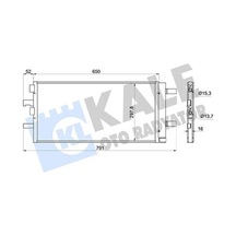 Kale 361280 Klima Radyatörü Bmw 1 F40 19 2 F44.f5.f46 14 X1 F48 14 X2 F39 17 - Mini Countryman F60 16 Kurutucu Ile Brazıng Al Al 650x297.8x16 64539271207