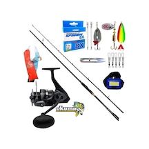 Okuma Wave Power 4000 274cm 8-42gr Zen Pro Karbon Turna Spin Olta Takımı Seti