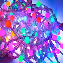 5 Metre Vıp Profesyonel Renkli Top Led Işık Patlayan Beyaz Flaşlı Top Işık 250 Led Lamba Su Geçirmez Renkli
