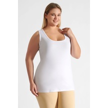 Tutku Tkd0142 Kadın Kroşetalı Atlet Beyaz