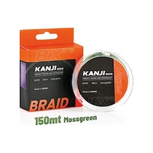 Fujin Kanji 8x 150mt Moss Green Pe Line 0.185mm