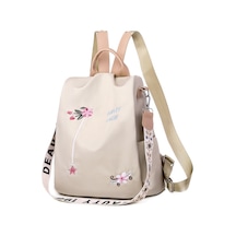 Hırsızlığa Karşı Açık Hava Seyahat Çantası Hafif Kadın Sırt Çantası Kadın Çantası Açık Haki