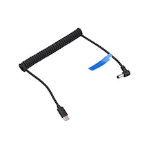 Wezone 12v Pd3.0 Usb Type-c Erkekten 12v Dc5.5 2.5mm Erkek Güç Kablosu Şarj Adaptörü