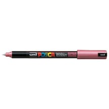 Hobi-Marketart Uni Posca Pc-1Mr Boyama Markörü 0.7 Mm Metalik Kırmızı