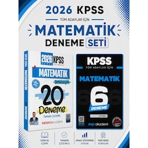 İndeks 2026 Kpss Matematik Deneme & Kpss Matematik 6 Deneme Evp Akademi Seti