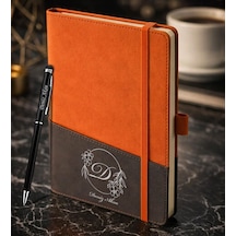 Bk Gift Kişiye Özel Turuncu Termo Deri Defter Ve Touchpen Kalem Seti -7, Kurumsal Ve Özel Hediye, Yeni İş Hediyesi Kobitmeyencom36114 Bk Gift