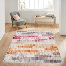 Rovigo Home Dijital Baskı Kaymaz Taban Salon Halısı Rvg1431 Çok Renkli