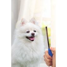 Kedi Köpek Tüy Açma Tarağı Kıtık Açıcı Bakım Tarağı Metal