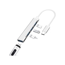 Coverzone Type-c To Usb Hub 4 Port Çoklayıcı Apple MacBook Uyumlu İle Uyumlu Çoğaltıcı Adaptör Sku: Zeus8690010060532