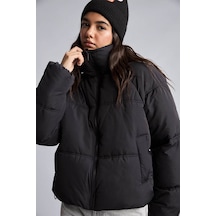 Defacto Şişme Siyah Kadın Mont H3822ax/bk81