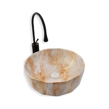 Eva Banyo Lena E-2110M2 Tezgah Üstü Porselen Lavabo