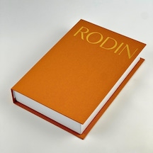 Rodın Premium Bez Kaplı Dekoratif Kitap Görünümlü Saklama Kutusu Hardal