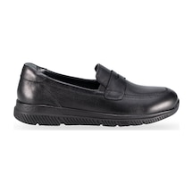 Forelli Gola-g Kadın Siyah 36-41 Deri Comfort Ayakkabı