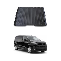 Opel Zafira Life 8+1 2019+ Uyumlu Araca Özel Kauçuk Tpe Bagaj Havuzu Siyah