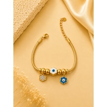Çelik Bileklik Bl 86-1 İş Kadını Stili Zarif Hediye Model 9e213b Çok Renkli