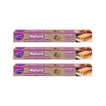 Parex Natura Ağartılmamış Hazır Kesim Pişirme Kağıdı 3 x 10’lu