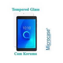 Microcase Alcatel Uyumlu 3T 8 İnch Tempered Glass Cam Koruma