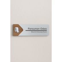 Pansuman Odası Ofis Oda Kapı İsimliği Yönlendirme Tabelası Levhası Kişiselleştirilebilir