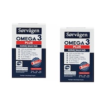 Sorvagen Omega 3 Plus Norveç Balık Yağı 60 Kapsül X 2 Adet
