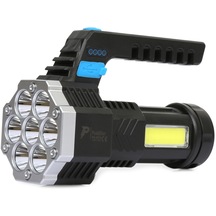 Ps-3879 Usb Şarj Göstergeli Şarj Edilebilir 7 Xpe +cob Led E Tdrtr Çok Renkli