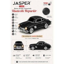 Jasper Jpr-1503 Siyah 10w Bluetooth Hoparlörlü Retro Araba Tasarım Fm Radyo, Usb, Tf Kart, Aux Ve Mp3 Çal