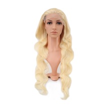 Gerçek Front Lace Dalgalı Platin Tül Peruk / 80/85cm - Ybve-758731 Karışık - Çok Renkli