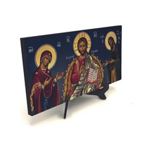 Ortodoks İcon Baskılı Mdf Masaüstlük 10x20