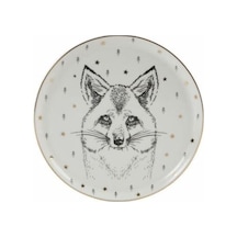 Porland Forest Fox Düz Tabak 20cm 04lfh000457
