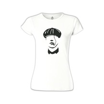 Peaky Blinders - Hat Beyaz Kadın Tshirt 001