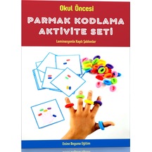 Okul Öncesi Parmak Aktivite Seti Parmak Kodlama