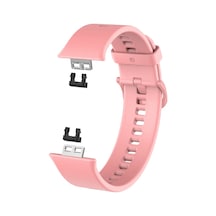 Microsonic Huawei Watch Fit Kordon, Silicone Sport Rose Gold