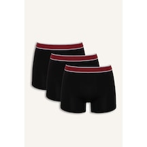 Defacto Regular Fıt 3lü Boxer G9363ax26spbk81 Siyah-bk81