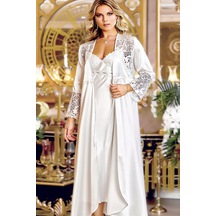 Jeremi 285 Saten 6'lı Set-ekru Ekru
