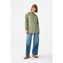Lf2037069 Kadın Wide Leg Nora Jean Pantolon Denim