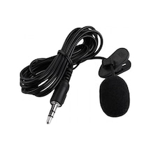Yaka Mikrofonu 3.5mm Stereo Yaka Mikrofonu 3m Kablolu Mikrofon