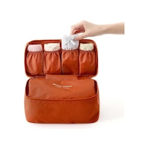 Lacivert Kadın Saklama Çantası Seyahat Gerekliliği Aksesuarları İç Giyim Elbise Sutyen Organizatör Kozmetik Makyaj Çantası Kılıf Lacivert