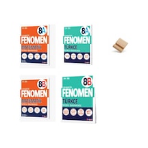 Fenomen Lgs 2027 A Ve B Serisi Matematik + Türkçe 4lü Set Soru Bankası + Telefon Standı
