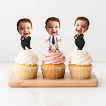 Cupcake Pasta Süsü Kürdan 10 Adet