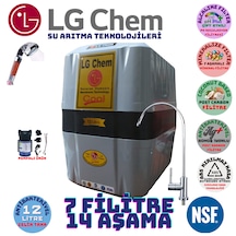 Lg Chem Cool Grisiyah Pompalı 12lt 7flt 14aşama Su Arıtma Cihazı