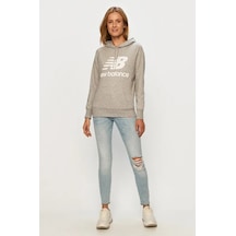 New Balance Kadın Sweatshırt Wt03550-ag Gri